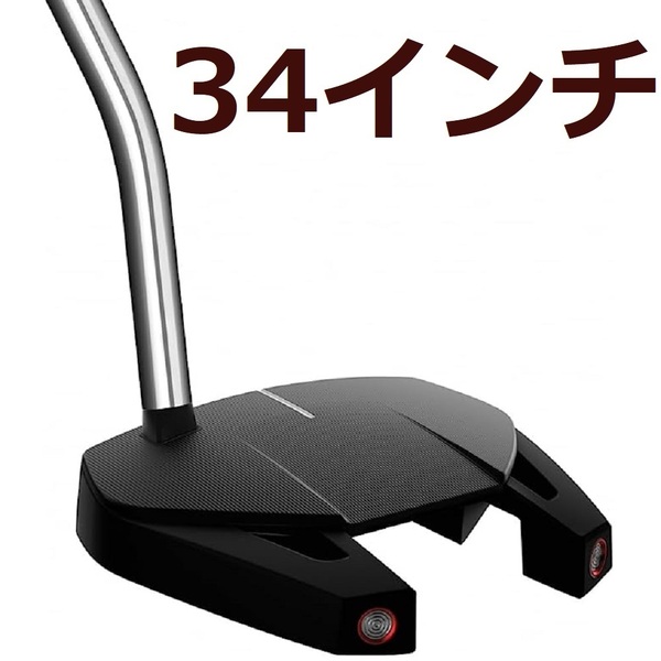 【新品 送料無料】 テーラーメイド パター スパイダー GT ブラック シングルベンド 34インチ TaylorMade Spider 2022年モデル