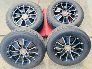 200系ハイエース スタッドレス Wedsアドベンチャー 139.7-6H/16-7J/+37 215/65R16 GOODYEAR アイスナビSUV スーパーGL 541986