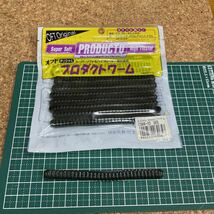 ワーム 101 オフト プロダクト ワーム オリジナル キャロライナワーム ブラック 開封品未使用 10個入 OFT PRODUCTO_画像3