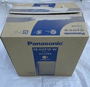 未使用 Panasonic パナソニック 気化式加湿器 FE-KXF15 ナノイー nanoe うるおい浸透加湿 FE-KXF15-W 21年 説明書 02 k665