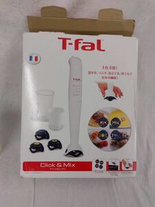 美品 T-fal ティファール クリック＆ミックス HB440171 調理器具 料理 通電 ブレンダー ハンドミキサー k5894