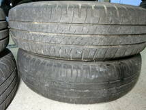 [159] 13インチ スチールホイール 4穴 4本セット 13×4.0B PCD100 タイヤ 145/80R13 ワゴンR MH23S 外し_画像7