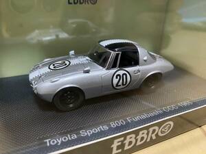 1/43 エブロ トヨタ スポーツ 800 船橋CCC 1965 #20 44621 浮谷東次郎