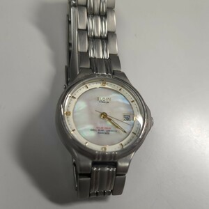 ELGIN エルジン ソーラー腕時計/アナログ/FK-1067 ジャンク