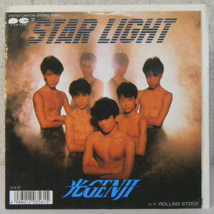 81117i beautiful record 7inch* light GENJI / STAR LIGHT * 7A0759 80 period idol Johnny's 