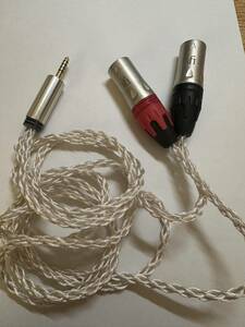 iFi audio 4.4 to XLR cable/4.4mm- 3pin XLRオス x 2バランスケーブル