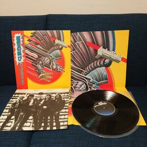 中古 レコード LP 帯 ポスター付 ★ ジューダス・プリースト JUDAS PRIEST『 Screaming For Vengeance 』復讐の叫び 25・3P-371 JAPAN