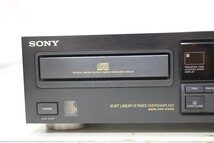 SONY CDP-790 ソニー CDプレーヤー リモコン(RM-D490)付き CDデッキ(B1327)_画像2