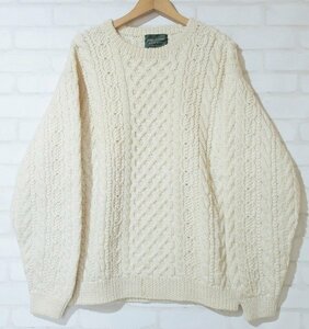 5T1816■ヒルズアベニュー ハンドニット フィッシャーマンセーター Hills Avenue