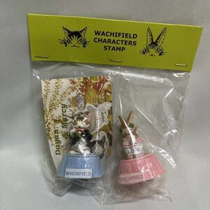 わちふぃーるど ダヤン フィギュアスタンプ ダヤン＆マーシィ Wachifield DAYAN 猫 ノベルティ 未開封未使用品 キャラクタースタンプ