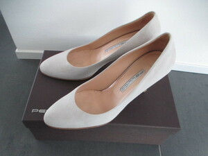 *PELLICO/ Perry ko*2158 TAXI 80 almond tu suede pumps *37(24.0cm)