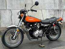 超極上 初期型Z1!! 大人気火の玉カラー !! 状態最高!! 本物Z1 1973 KAWASAKI カワサキ エンジン実働 動画あり旧車絶版車 Z2 KZ900 Z1F MK2_画像4