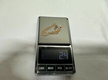 ◯ TIFFANY＆Co. ティファニー ダイヤモンドペンダント　750 AU750 K18 イエローゴールド ネックレス 去年購入ピンク_画像6