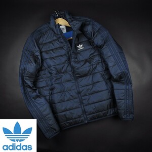 新品★アディダス オリジナルス/adidas/パデッド スタンドカラー パファージャケット273/215紺/【XL】