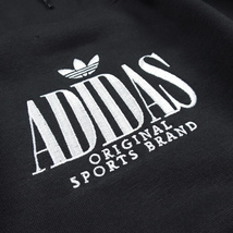 新品★アディダス オリジナルス/adidas/ポケット刺繍トレフォイル パーカーI95/327黒/【M】_画像3