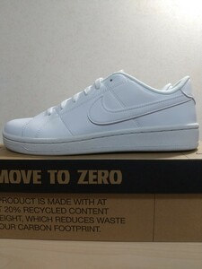 ☆新品☆ NIKE（ナイキ） メンズスニーカー コート ロイヤル 2 NN ホワイト 26cm 【送料無料】