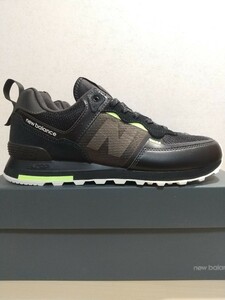 ☆新品☆ new balance（ニューバランス）メンズスニーカー ML574I ブラック/ライム カラー 26ｃｍ 【送料無料】