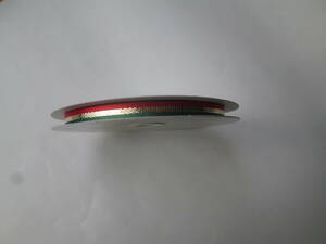  Christmas ribbon red green gold. 3 color 6mm×30m