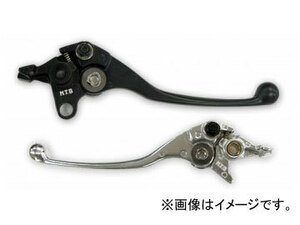 NTB ハンドルレバー 右 スズキ レッツ4 CA41A/43A/45A/46A シルバー HLS-008RS 2輪