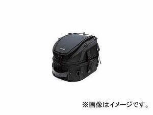 2輪 モトフィズ ダブルデッキシートバッグ 18L～25L P042-3517 ブラック 260～360×270×340mm