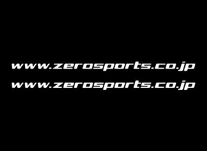 ゼロスポーツ/ZERO SPORTS ニューモードステッカー ホワイト 214mm×33mm NM-B-W 1453007