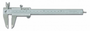 新潟精機 SK シルバーM型ノギス 快段目盛 150mm GVC-15KD