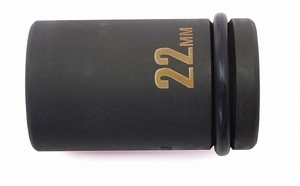 SSPOWER 薄口インパクトレンチソケット セミロング 22mm IMS-22SL