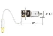 小糸製作所/KOITO ハロゲンバルブ マツダ ファミリア セダン H3平端子 12V 55W 一般フォグランプ用 入数：1個 0454_画像2