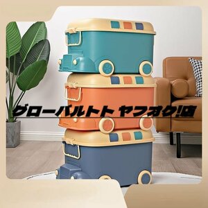  practical use * storage case storage cover attaching container plastic stylish high capacity with casters . compact for children space-saving 