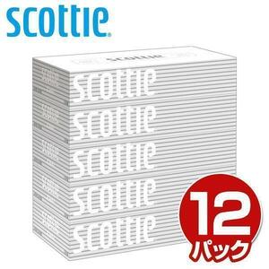 スコッティ ティッシュペーパー 200組5箱×12パック(60箱) ティシュペーパー まとめ買い ケース販売 ボックスティッシュ 日用品 最 754