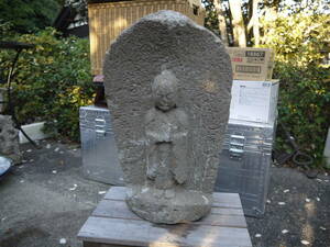 【H30304】石仏 仏像 地蔵菩薩立像 地方仏 高さ52cm 重さ29.25kg 享保12年 時代 江戸期 古仏 