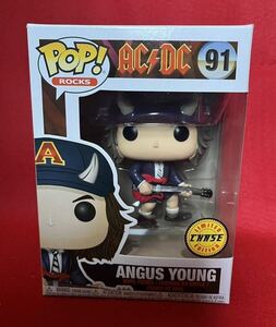 AC/DC ANGUS YOUNG FUNKO POP 91 Limitedフィギュア アンガス・ヤング ファンコ Hard Rock Hardcore Punk Motorhead Ramones ロック 人形 