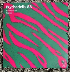 Psychedelia '88 7inch EP レコード Punk Hardcore Psychedelic New Wave Rock パンク天国 和久井光司 GISM インディーズ イカ天