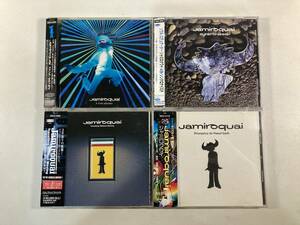 W7797 ジャミロクワイ 帯付き 国内盤 4枚セット｜Jamiroquai Emergency on Planet Earth Travelling Without Moving A Funk Odyssey