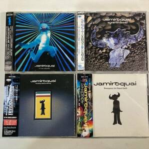 W7797 ジャミロクワイ 帯付き 国内盤 4枚セット｜Jamiroquai Emergency on Planet Earth Travelling Without Moving A Funk Odysseyの画像1