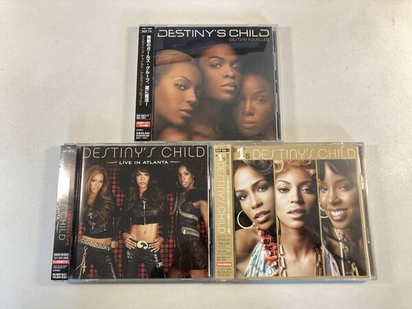 W7966 デスティニーズ・チャイルド 国内盤 帯付き 3枚セット｜Destiny's Child Destiny Fulfilled Live In Atlanta #1's