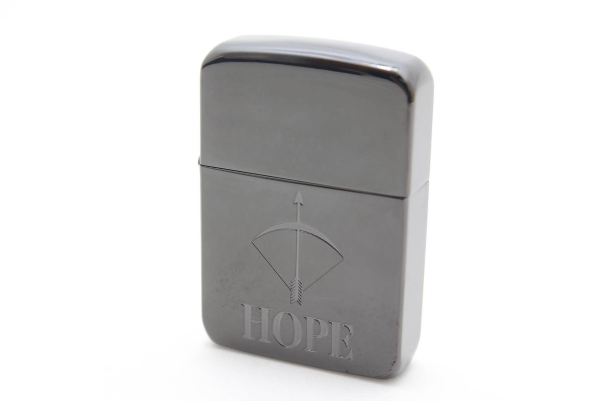 ZIPPO HOPE ブラック 彫り加工 2001年製-