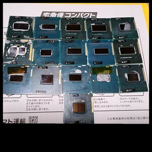 Core i7 Core i5 Core i3 ノートパソコン CPU まとめて16枚です。第2、第3、第4世代