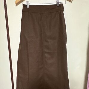 【新品】ウールブレンドタイトスカート 新品タグ付き