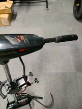 №03【エレキモーター［ハンドコン］】モーターガイドパワープラス12Ｖ32lbs5段階変速30インチシャフト_画像3