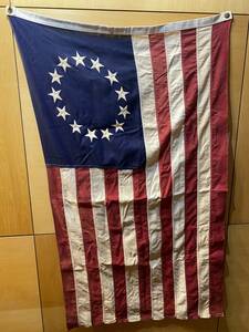 ビンテージ アメリカ 国旗 13スター ベッツィー ロス フラッグ 星条旗 ディスプレイ 什器 雑貨 paramount flag