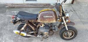 ホンダ 限定車 メッキ ゴリラ gorilla 6V 書類付き 実動車両 4速 モンキー ダックス