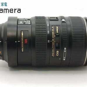 Nikon ED AF VR-NIKKOR 80-400ｍｍ F4.5-5.6 D ニコン HB-24 三脚座 付 MF不良の画像5