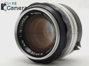 Nikon NIKKOR-S Auto 5.8cm F1.4 PAT.PEND. ニコン