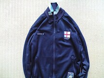 即決 adidas Originals EURO1996 欧州選手権 イングランド代表 ジャージ XLサイズ相当 England ネイビー ユーロ 96_画像2