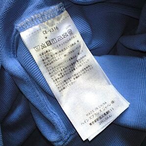 即決 XLサイズ モンキータイム 別注 Champion REVERSE WEAVE ワイドシルエット ヘビーウェイトTシャツ 7分ソデぐらい ブルー 製品染めの画像4