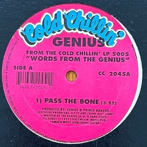 Genius / Pass The Bone (94年USオリジナル!! GZA, RZA, Wu-Tang Clan, Method Man)