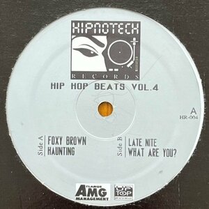 【Detroit】Hipnotech / Hip Hop Beats Vol. 4 (Underground Resistanceレーベル, UR, Mad Mike, Andres, Modymann)