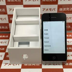 爆速発送 中古品 iPhone4 32GB Softbank版 ブラック MC605J/A