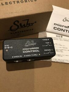 新品同様！Suhr Electronics - ”micro MIDI CONTROL” （オカダインターナショナル 正規輸入品）